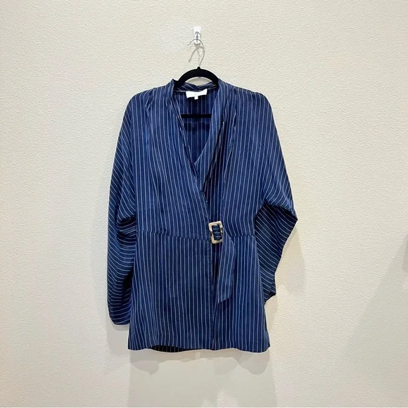 L’academie Pinstripe Mini Dress - Picture 2 of 9